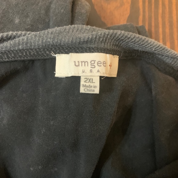Charcoal grey Umgee tunic 2XL - Picture 2 of 2